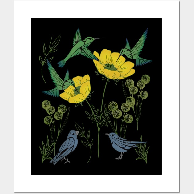 Birds in Color Wall Art by Nature Pop Shop